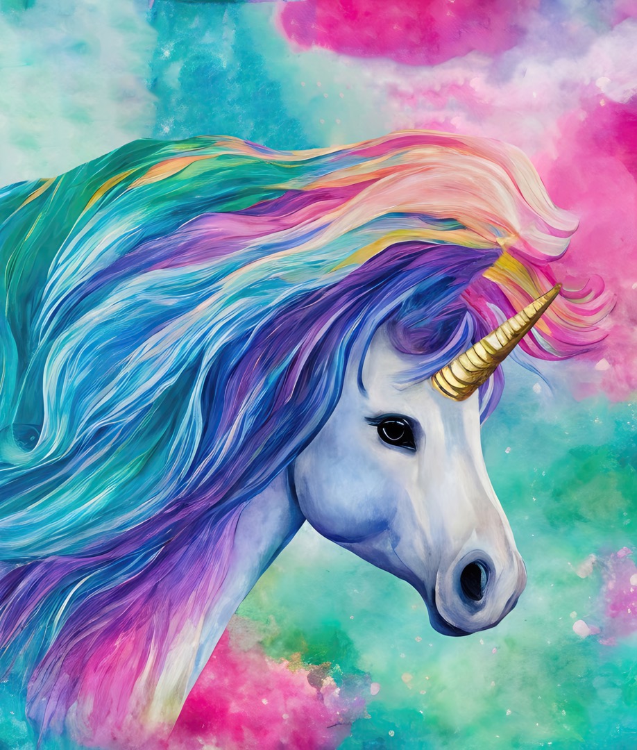 Unicorn With Rainbow Mane – Honest Fabric